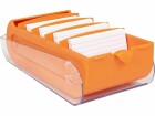 Biella Karteibox Bunny A8 100 Karten, Orange, Medienformat: A8