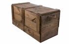 Holz Zollhaus Truhe Vintage Braun, 85 x 40 cm, Eigenschaften