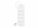 BELKIN POWER STRIP WITH OVERVOLTAGE PROTECTION 8 SOCKETS WITH 2