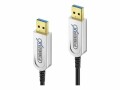 Fennek USB 3.1-Kabel Gen2, Fiber, 10Gbps USB A - USB A 40 m