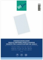 BÜROLINE Ringbucheinlagen A4 501004 kariert, 4mm, 100g 100 Blatt