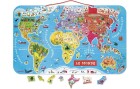 Janod Magnet-Puzzle Weltkarte: Le Monde 92-teilig -FR-, Motiv