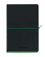 AURORA Notizbuch Softcover A5 2396TESG schwarz/grün, liniert