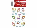 Herma Stickers Weihnachtssticker Schneemänner 3 Blatt à 27 Sticker