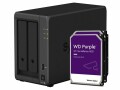 Synology NAS DiskStation DS723+ 2-bay WD Purple 8 TB