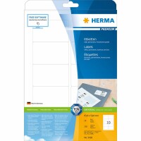 HERMA     HERMA Etiketten Visitenkartengrösse 5028 weiss, 250 Stk.