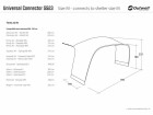 Outwell Zeltverbinder Universal Connector M, Material: Polyester