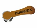 Duracell Hearing Aid - Batterie 6 x 312 - braun