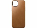 Nomad Back Cover Modern Leather iPhone 15 Plus Rostbraun