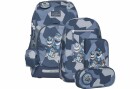 Beckmann Schulrucksack-Set Active Air Flx Tiger Race, 6-teilig