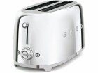 SMEG Toaster 50's Style TSF02SSEU Metall, Detailfarbe: Metall