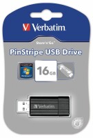 Verbatim USB-Drive Pin Stripe 16GB 49063 black, Kein