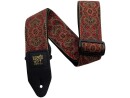 Ernie Ball Gitarrengurt Jacquard Crimson Paisley, Material