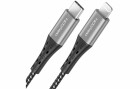 deleyCON USB 2.0-Kabel USB C - Lightning 1.5