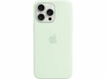 Apple iPhone 15 Pro Max Silicone Case with MagSafe - Soft Mint