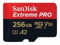 SanDisk microSDXC-Karte Extreme PRO 256 GB, Speicherkartentyp