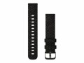 GARMIN Schnellwechsel-Armband 20 mm, Nylon, Farbe: Dunkelgrau