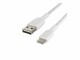 BELKIN USB-C/USB-A CABLE 2M WHITE  NMS NS
