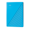 Western Digital Externe Festplatte - My Passport 4 TB, Blau