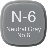 COPIC Marker Classic 2007592 N-6 - Neutral Grey No.6
