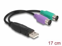 DeLock USB-Adapter USB-A Stecker - PS/2, USB Standard: 2.0