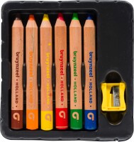 BRUYNZEEL Buntstifteset Kids dick 60119006 6 Farben 