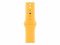 Apple Sport Band 41 mm Warmgelb S/M, Farbe: Gelb