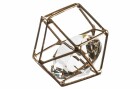 Ambiance Streudeko Raute Gold, Motiv: Rauten, Material: Metall, Glas