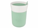 BergHOFF Thermobecher Leo Line 330 ml, Mint, Material: Porzellan