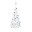 Bild 0 vidaXL Künstlicher Halb-Weihnachtsbaum Beleuchtung Kugeln Weiß 210 cm