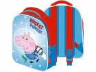 Arditex Rucksack George Pig, Detailfarbe: Rosa, Blau, Rot