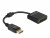 Bild 1 DeLock Adapter 4K Passiv DisplayPort - DVI-D, Kabeltyp: Adapter