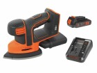 Black & Decker BLACK+DECKER Akku-Bandschleifer Mouse BDCDS18N Kit 18 V