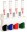 Bild 1 BEREC     Whiteboard Marker schmal   1mm - 956.04.99 4er Etui