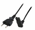 MicroConnect Power Cord Notebook 2m Black