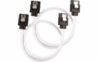 Corsair SATA3-Kabel Premium Set Weiss 30 cm, Datenanschluss