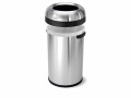 Simplehuman Abfalleimer CW1469 80 Liter, Silber, Anzahl Behälter: 1