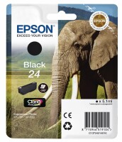 Epson Tintenpatrone schwarz T242140 XP 750/850 360 Seiten, Kein