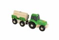 BRIO 33799 Traktor mit Holz-Anhänger