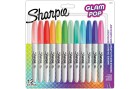 Sharpie Fasermaler S-Note Glam Pop Permanent, 12er Pack