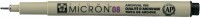 SAKURA Fineliner Pigma Micron 0,5mm XSDK0849 schwarz, Kein