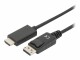 Digitus ASSMANN - Câble adaptateur - DisplayPort mâle verrouillage