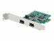 STARTECH .com Carte PCI Express 2 ports FireWire 1394a