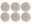 Bild 0 Villeroy & Boch Speiseteller Perlemor Sand 6 Stück, Beige, Material