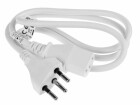 FURBER.power Netzkabel C13-T12 1.0 m Weiss, Anzahl Leiter: 3