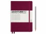 Leuchtturm Notizbuch Medium A5, Liniert, 2-teilig, Port Rot