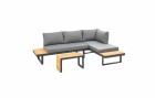 COCON Loungeset Ascona, Anthrazit, 4 Sitzplätze, Material