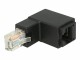 Immagine 2 DeLock RJ-45 Winkeladapter 90°, Cat.6, UTP