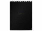 Rocketbook Notizbuch Flip Smart A4, Liniert, Schwarz, Produkttyp