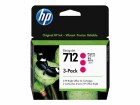 HP Tinte - Nr. 712 (3ED78A) Magenta (3er-Pack)